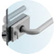 Фурнитура стеклянной двери, вариант 1